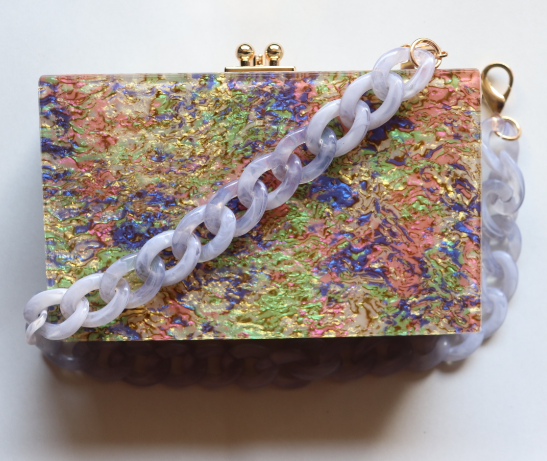 20" MURAL BAG CHAIN - LIGHT GREY