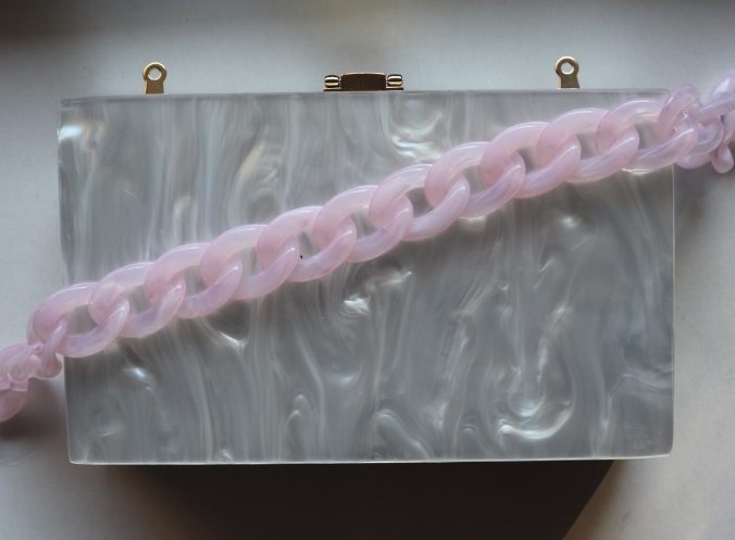 20" MURAL BAG CHAIN - SOFT PINK