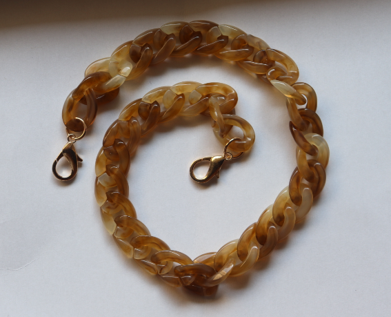 20" MURAL BAG CHAIN - CARAMEL BLEND