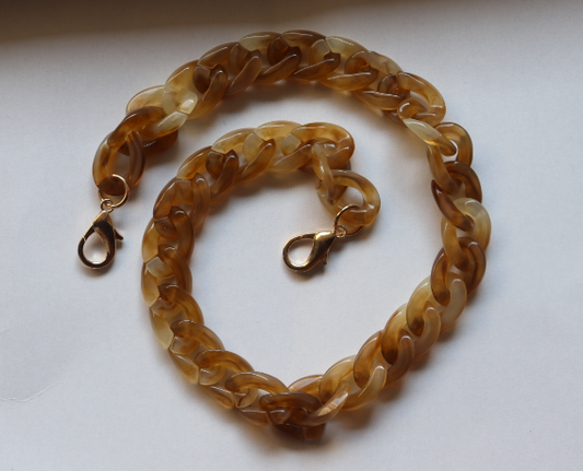 20" MURAL BAG CHAIN - CARAMEL BLEND
