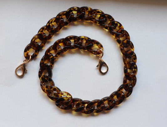 20" MURAL BAG CHAIN - TORTOISE